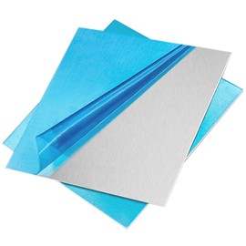 Surprecision 2 Pack 1060 Pure Aluminum Sheet, 8" x 8" x 0.08" 99.6% High Purity Aluminum Plate, Corrosion-Resistant Metal Plate for Industrial & DIY Projects