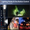 Wohingo Flashlight Rechargeable 2000 High Lumens IPX6 Waterproof Super Bright