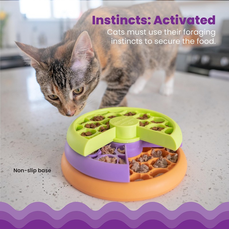 Catstages Kitty Lickin' Layers Multilayered Cat Fun Feeder Cat Treat