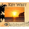 Saddle Mountain Souvenir Key West Florida with Map Laser Engraved