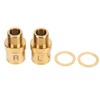 RISK Bike Pedal Extender Titanium Alloy Bicycle Pedal Extended Spindle