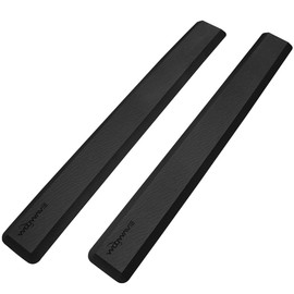 WOOWAVE Boat Coaming Bolster Pads with Adhesive Backing EVA Foam Coaming Bolsters for Boat During Long Voyages and Fishing 4.5 inches X 37 inches X 20mm, 2 Pack, Black