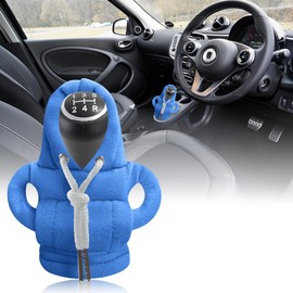 SXCCNW Car Gear Knob Cover, Gear Knob Cover, Gear Knob Cover, Gear Knob Hoodie Cover, Car Shifter Hoodie for Car Gear Lever Decoration, 15 x 13 cm, Blue