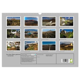 Aus dem Meer geboren - Lanzarote (Wandkalender 2026 DIN A3 quer), CALVENDO Monatskalender: Lanzaote, die Vulkaninsel im Atlantik (CALVENDO Orte)