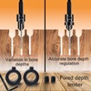 DECKRKAT 12-Piece Countersink Drill Bit Set - 3-in-1 Wood Counterbore