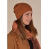 styleBREAKER Unisex Fine Knit Beanie Hat Plain with Ribbed Cuffs,