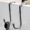 Multi-purpose Metal 2-Hook for Door/Wardrobe Gaps 1 Piece 5ea