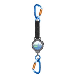46” Retractable Self-Locking Lanyard with Carabiner|ANSI/ISEA 121-2018|2lb Capacity for High-Elevation Work, Fall Protection