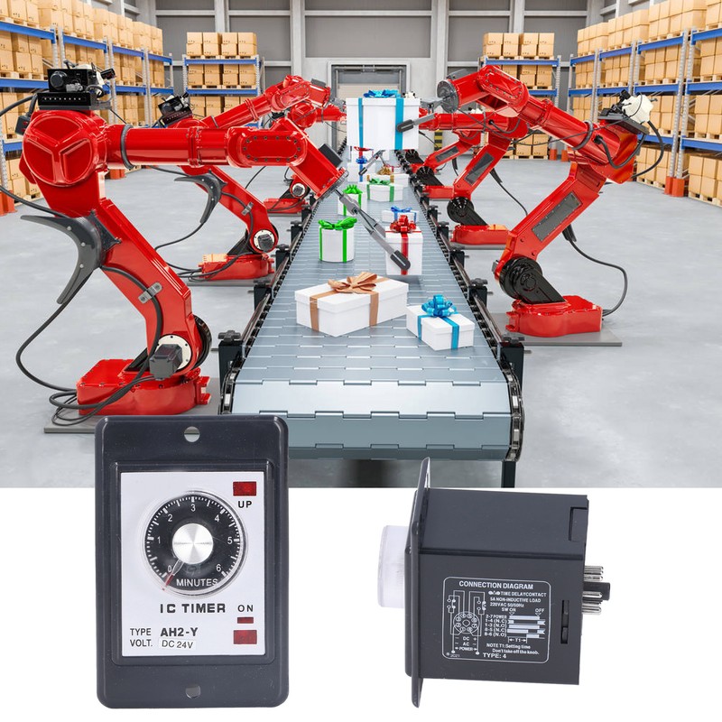 Time Relay 8 Pin 6M Stable Performance Precise Circuit Board