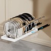Magheo Pots and Pans Organizer Under Cabinet, 22" Deep Expandable