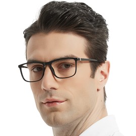 Large Mens Reading Glasses Lightweight Readers Black 1.0 1.25 1.5 1.75 2.0 2.25 2.5 2.75 200 3.0 3.5 4.0 WEMOOTANTS