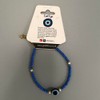 VIE Evil Eye Bracelet, White Beads (Blue)