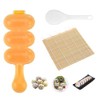 Gpurplebud Onigiri Mould Set 3pcs - Rice Ball Mold Bamboo