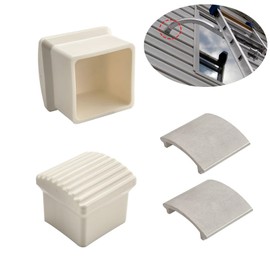 Upgraded Anti-Slip Design Ladder Caps, AC36-2 Rubber End Caps for Extension Ladder Standoff & Stabilizer AC78 & AC76 (2 Pack)