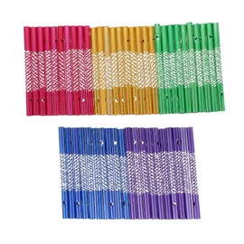 YARNOW Wind Chime Pipes 50 Pieces Wind Chime Tube Replacement Parts Aluminium Wind Chime Pipes Colourful Wind Chime Kits for Home Garden Decor (Random Colour) Wind Chime DIY