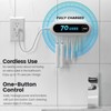 MIMORE Toothbrush Holder, 5 Toothbrush Slots & Timer Function, Cordless