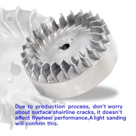 HALESEY Upgrade 212cc Flywheel 10krpm For Predator 212 Performance Parts 196cc 224cc NonHemi Cast,Fit for Honda GX200,69730 69736 Mini Bike Parts Aluminum