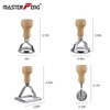 MASTER FENG Ravioli Stamp Maker Cutter, Mold with Wooden Handle