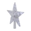 Northlight LED Lighted 5 Point Star Christmas Tree Topper White