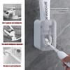 Automatic Toothpaste Dispenser with Wall Mounted,Kids Hands Free Squeezer,Waterproof,Dust and