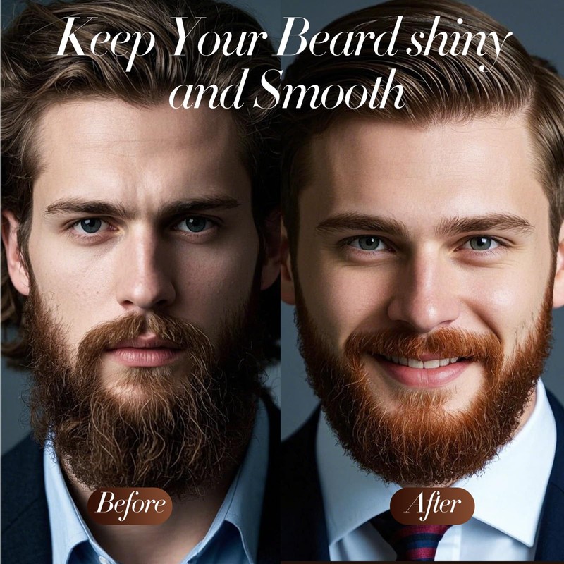 JASKFG Beard Brush For Men,beard comb,boar bristle hair brush,Perfect Beard