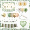 Sage Green Baby Shower Decorations, Oh Baby Neutral Gender Reveal