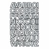 XIAXIN Waterproof PVC Alphabet Stickers Roman Letter Sticker Set White