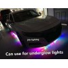 JHB 2PCS 4FT+2PCS 6.5FT Bluetooth Chasing Flow LEDs Underglow Strips