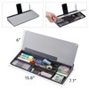 TSJ OFFICE Desktop Whiteboard Dry-Erase-Board - Computer Keyboard Stand White