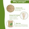 Leecogo 3mm 6Ply Jute Twine, 328 Feet,Heavy Duty for Garden,