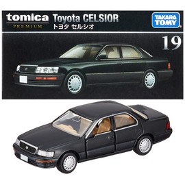 Takara Tomy Tomica Premium 19 Toyota Celsio, Mini Car, Toy, Ages 6 and Up, Boxed, Toy Safety Standards, ST Mark Certified, TOMICA TAKARA TOMY