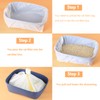 30Pcs Cat Litter Tray Liners - 45 X 79CM Cat