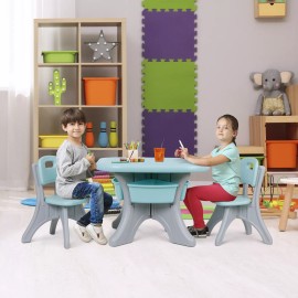 Segawe Kids Table and Chairs Set Arts & Crafts Table Multi-Activity Table for Toddler
