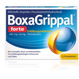 Boxagrippal Forte Cold Stick 400 mg/60 mg FTA Pack of 12