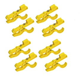 Kemo Z001 Roof Clamps Set of 8 for FG025 Set + FG025. For Fixing Bare Wires. Includes 8 Roof Brackets + 8 Screws