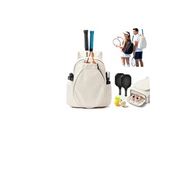 SZLX Zaino da Tennis per Donne e Uomini, Borsa da Tennis, Borsa Zaino per Badminton, Grande Borsas da Racchetta Borsas Sportiva che Può contenere 2 racchetta e scarpe da tennis