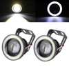 3in LED Car Angel Eyes Fog Light High Brightness IP65