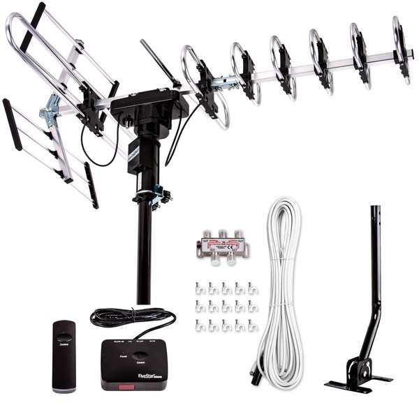 Five Star Outdoor Digital Amplified HDTV Antenna - up to