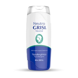 GRISI Shower Gel Neutro, 800 ml  Jabn Lquido Corporal Hipoalergnico  Ideal para piel sensible.                                                        