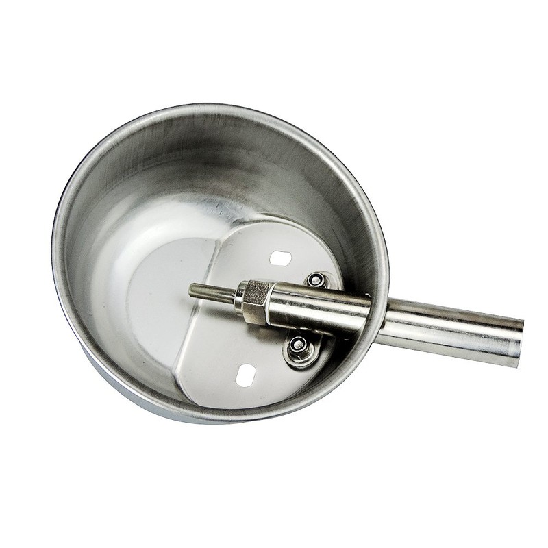 MUDUOBAN Stainless Steel Pig Waterer Water Trough 1/2" Water Nippers