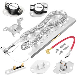 【Upgraded】WP3387747 3387747 Dryer Heating Element for Whirlpool Cabrio Duet Kenmore Elite Maytag bravos xl Dryer WED5100HW1 WED5500XW1 WED5700AC1 WED6120HW1 WED6620HW1 MED5500FW1 MED6230RHW1