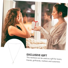 SAFIGLE Fashionable Necklace for Women Unique Neck Chain Dandelion Glass Pendant for Family Friends