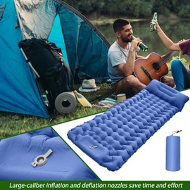 Inflatable Sleeping Pad for Camping - Traveling Sleep Mat,Lightweight Self-Inflating Compact Portable Mattress for Outdoor Travel Backpacking Hiking Tent Camping