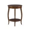 Powell Furniture Powell Hazelnut Round Shelf Table,, 18"L x 18"W