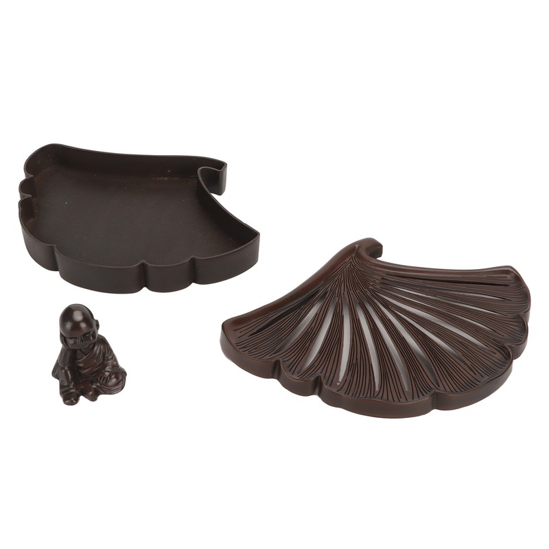 Ginkgo Leaf Incense Burner Antique Exquisite Zinc Alloy Incense Burner