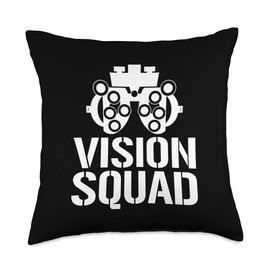 Eye Care Professional FH Vision Squad-Throw Pillow, 18x18, Multicolor