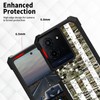BEOTIWAD Case for TCL K32 5G/K33 T513W T513V,Camouflage Flag