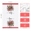Artoid Mode Flower Vase Heart Love Valentine's Day Kitchen Towels