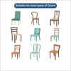 Hyper Cover Stretch Dining Chair Covers (Pearl, 6 pcs) -