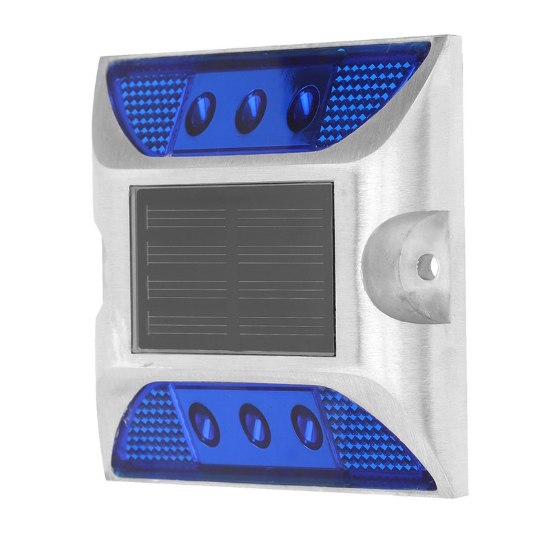 LED Solar Power Ground Marker Lights Waterproof Outdoor Driveway Road